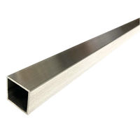 ステンレス角パイプ 13×13×1.2t×688mm HL(ヘアライン) susp-13x13-688hl 1本（直送品）