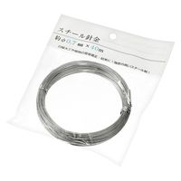 エコー金属 スチール針金約φ0.7mm×40m 1506-787 1箱(12個入)（直送品）