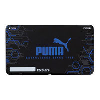 クツワ PUMA（プーマ）色鉛筆 12色 缶ケース入 PM456 6個（直送品）