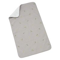 AQUA モフア イブル おむつ替え防水マット 刺繍入 ミモザ 700×1200mm ミモザ柄：グレー 36457BS2 1枚（直送品）