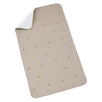 AQUA モフア イブル おむつ替え防水マット 刺繍入 ミモザ 700×1200mm ベージュ 36457BS3 1枚（直送品）