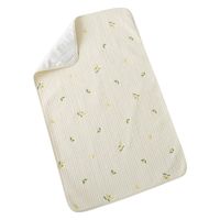 AQUA モフア イブル おむつ替え防水マット 刺繍入 ミモザ 700×1200mm アイボリー 36457BS7 1枚（直送品）