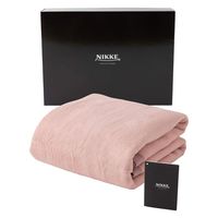 AQUA NIKKE×Niceday シルク100%(毛羽部分) 毛布 (NT) 1400×2000mm ピンク 56460101 1枚（直送品）