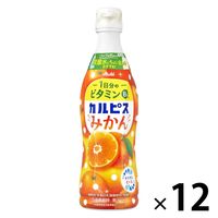 アサヒ飲料 カルピス みかん プラスチックボトル <希釈用> 470ml 1箱（12本入）