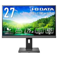 IOデータ機器 27インチ液晶モニター Type-C対応/画面回転機能/上下昇降機能 LCD-BCQ