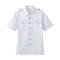 ボストン商会 男女兼用ニットシャツ シロ S 00102 1枚 64-9064-60（直送品）