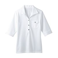 ボストン商会 レディニットシャツ シロ 09 00103 1枚 64-9064-82（直送品）