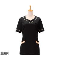 ボストン商会 レディニットシャツ クロ 09 00105 1枚 64-9065-03（直送品）