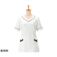 ボストン商会 レディニットシャツ シロ 09 00105 1枚 64-9064-97（直送品）