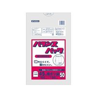 王子アドバ バランスパック45L厚手 半透明 1ケース(50枚×20パック) BP4550A 1箱(1000枚) 61-6424-59（直送品）