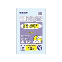 王子アドバ ぷっち袋 10号 透明 1ケース(100枚/冊×10冊×12パック) PDN10 1箱(12000枚) 61-6426-12（直送品）