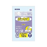 王子アドバ ぷっち袋 12号 透明 1ケース(100枚/冊×10冊×8パック) PDN12 1箱(8000枚) 61-6426-14（直送品）