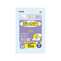 王子アドバ ぷっち袋 15号 透明 1ケース(100枚/冊×10冊×4パック) PDN15 1箱(4000枚) 61-6426-17（直送品）