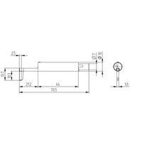 TIME TIME320x用ピックアップ 溝・クランク用 TS131 1個 65-8290-90（直送品）