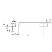 TIME TIME323X用ピックアップ 深い溝用(10mm) S233 1個 65-8290-76（直送品）