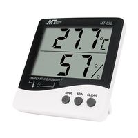 マザーツール デジタルデカ文字温湿度計 英語版校正証明書付 MT-892 1個 64-3728-93-56（直送品）
