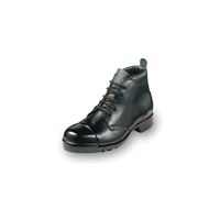 エンゼル 外鋼板中編靴 黒 23.5cm O212P 1足 64-6540-79（直送品）