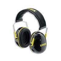 重松製作所 聴覚保護具(防音保護具)/イヤーマフ uvex K2 1個 63-1444-48（直送品）