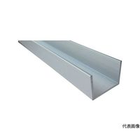 アルインコ アルミチャンネルアングル 14X12X1.0 シルバー 1m FM123S 1本 64-5010-08（直送品）
