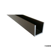 アルインコ アルミチャンネル 25x15x2.0ブロンズ 1m HP500BS 1本 64-5013-01（直送品）