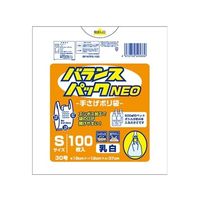 オルディ バランスパックネオ手提袋S乳白 1ケース(100枚×30パック) BP-NTPS-100 1箱(3000枚) 61-6425-71（直送品）