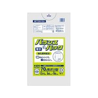 オルディ バランスパック70L半透明薄手0.015mm 1ケース(10枚×80パック) BP70N10U 1箱(800枚)（直送品）