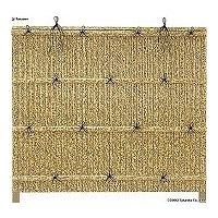 タカショー エバー15型セット 60枯焼杉角柱 (両面) 基本1800 趣真竹