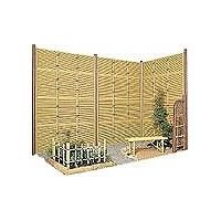 タカショー eーバンブーユニットみす垣パネル・H3000タイプ両面虎竹 18068400 1枚（直送品）