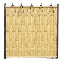 タカショー エバーみす垣3型セット 60枯焼杉角柱 基本1800 (両面) 黒竹 19079900 1組（直送品）