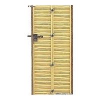タカショー エバーみす垣扉 片面 真竹