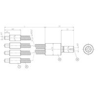 ケンコー・トキナー 4分岐ライトガイド 2000mm φ8 FG8B-2000F4BR 1個 67-4572-82（直送品）