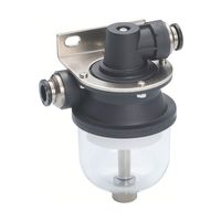 日本ピスコ 真空用フィルタ 大容量エキゾーストタイプイン12アウト12 VFR20-12-12 1個 61-1977-83（直送品）