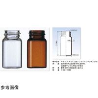 アズワン スクリュー瓶 白 SRー50 C/P付 50セット入 65-6865-91 1式(50セット)（直送品）