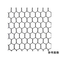 アズワン ビニール亀甲金網 ブラック 16mm 455mm×30m 67-4931-62 1巻（直送品）