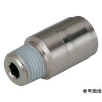 日本ピスコ チューブフィッティング ブラス六角穴付ストレート ゴムHNBR KOC