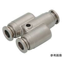 日本ピスコ 耐スパッタ用ワンタッチ継手 チューブフィッティング ブラスユニオンワイ チューブ12 カバー無し KY12-1 1個（直送品）