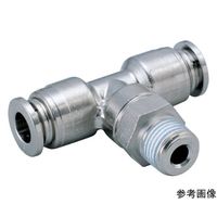 日本ピスコ チューブフィッティング ブラスティー チューブ10 ネジR3/8 ゴムHNBR カバー無 KB10-03-1 1個（直送品）