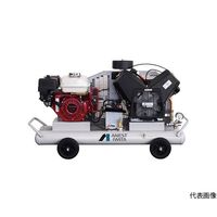 アネスト岩田 軽便形コンプレッサ 1.5KW エンジン駆動 PLUE15C-10 1台 63-9549-50（直送品）