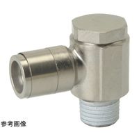 日本ピスコ チューブフィッティングブラスユニバーサルエルボ チューブ10ネジR3/8ゴムHNBR KH10-03 1個 64-8579-54（直送品）