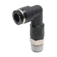 日本ピスコ チューブフィッティング ロングエルボ チューブ8 接続口径R1/4 PLL8-02 1個 61-1907-90（直送品）