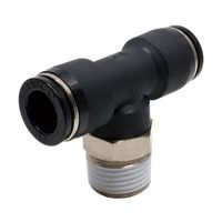 日本ピスコ チューブフィッティング ティー 適合外径12×12mm 接続口径R1/2 PB12-04 1個 61-1908-31（直送品）