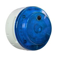 日惠製作所 電池式LED多目的警報器 ニコUFOmyobo(青) 車両搭載 人感 VK10M-D48JB-ST 1個 64-2541-42（直送品）