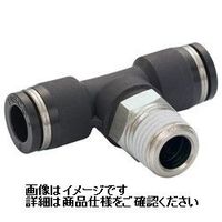 日本ピスコ チューブフィッティング ティー PB8-01 1セット(10個)（直送品）