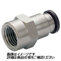 日本ピスコ チューブフィッティング メスストレート PCF4-01 1セット(10個)（直送品）