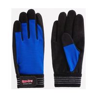 富士グローブ 人工皮革手袋 シンクロ ブルー LL 7704 1ケース(10双) 64-8297-31（直送品）