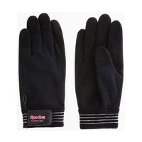 富士グローブ 人工皮革手袋 シンクロ ブラック M 7706 1ケース(10双) 64-8297-33（直送品）