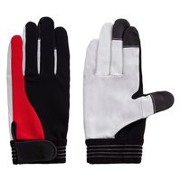 富士グローブ 国産牛皮手袋 ツートングリップ L 3646 1ケース(10双) 64-8297-80（直送品）