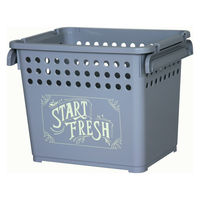 平和工業スタッキングバスケット深型 グレー49075562479021個