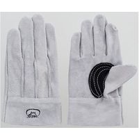 富士グローブ 牛床皮背縫手袋 #6黒当 L 1623 1ケース(10双) 64-8298-86（直送品）