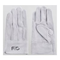 富士グローブ 牛床皮背縫手袋 #60FGC L 1701 1ケース(10双) 64-8298-88（直送品）